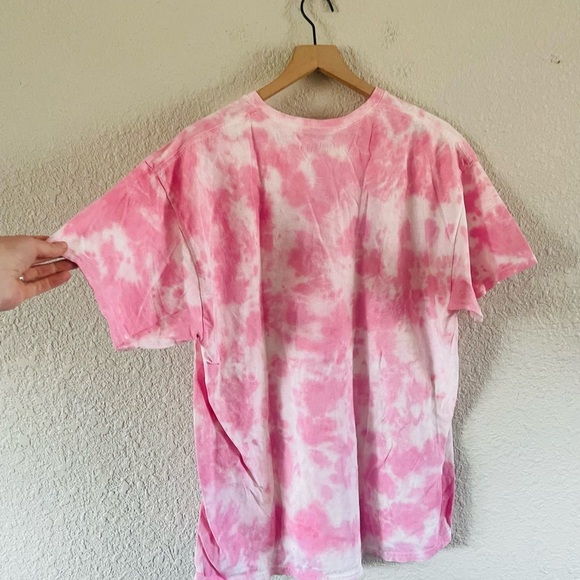 Nirvana Pink Tie-Dye T-Shirt - Picture 3 of 4